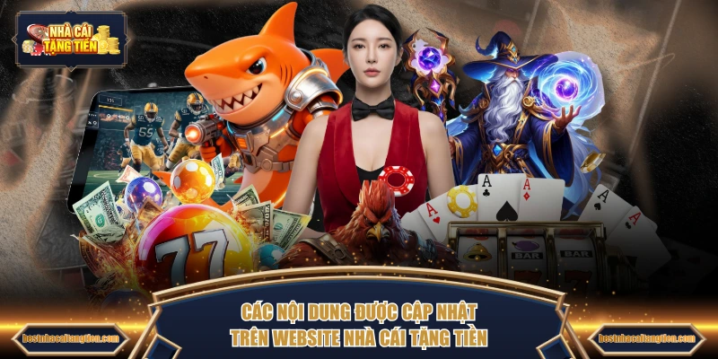 Các nội dung được cập nhật trên website NHÀ CÁI TẶNG TIỀN 